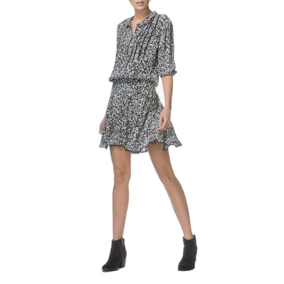 Zadig & Voltaire Raspail Leo Dress Blue Size S - Picture 1 of 12